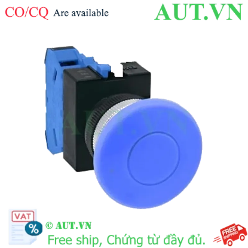 Ảnh của Nút nhấn giữ không đèn IDEC AOW410S-MAU D22 1NO (Xanh)