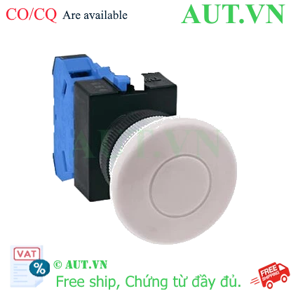 Ảnh của Nút nhấn giữ không đèn IDEC AOW410W-MAU D22 1NO (Trắng)