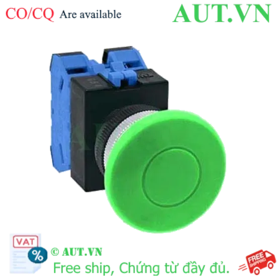 Ảnh của Nút nhấn giữ không đèn IDEC AOW420G-MAU D22 2NO (Xanh)