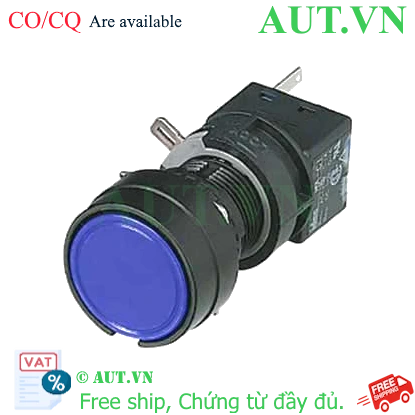 Ảnh của Nút nhấn giữ không đèn IDEC HA1B-A1C2LS D16 2NO+2NC (Xanh)