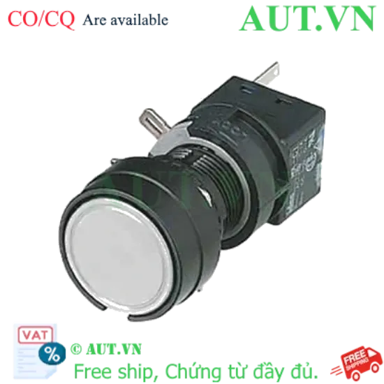 Ảnh của Nút nhấn giữ không đèn IDEC HA1B-A1C6LW D16 2NO+2NC (Trắng)