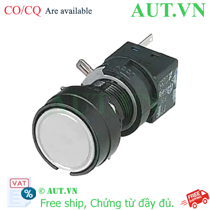 Ảnh của Nút nhấn giữ không đèn IDEC HA1B-A1C6W D16 2NO+2NC (Trắng)