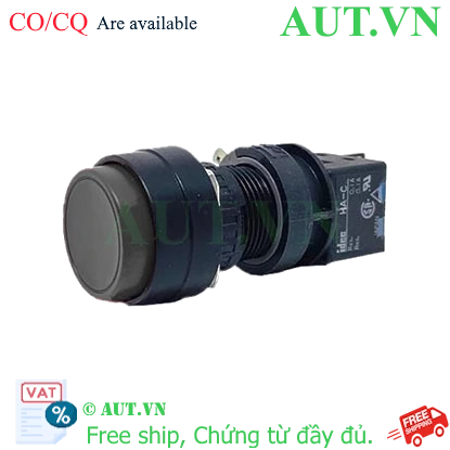 Ảnh của Nút nhấn giữ không đèn IDEC HA1B-A2C1VB D16 1NO+1NC (Đen)