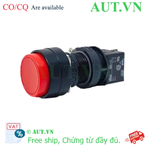 Ảnh của Nút nhấn giữ không đèn IDEC HA1B-A2C1VR D16 1NO+1NC (Đỏ)