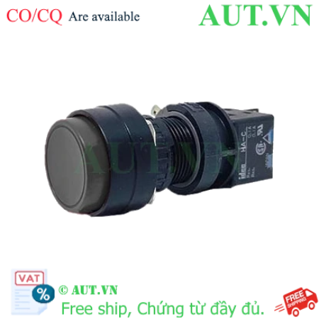 Ảnh của Nút nhấn giữ không đèn IDEC HA1B-A2C2VB D16 2NO+2NC (Đen)