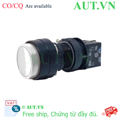 Ảnh của Nút nhấn giữ không đèn IDEC HA1B-A2C2W D16 2NO+2NC (Trắng)