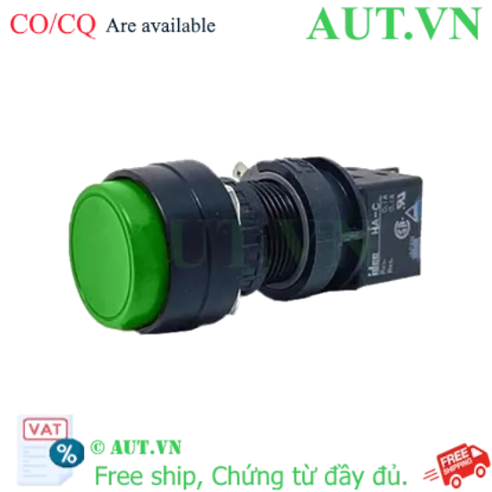 Ảnh của Nút nhấn giữ không đèn IDEC HA1B-A2C5G D16 1NO+1NC (Xanh)