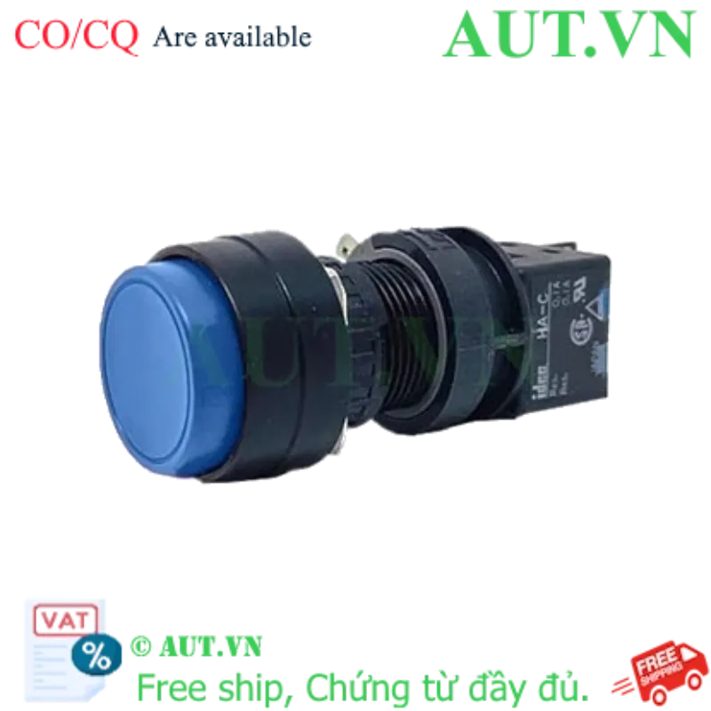 Ảnh của Nút nhấn giữ không đèn IDEC HA1B-A2C5S D16 1NO+1NC (Xanh)
