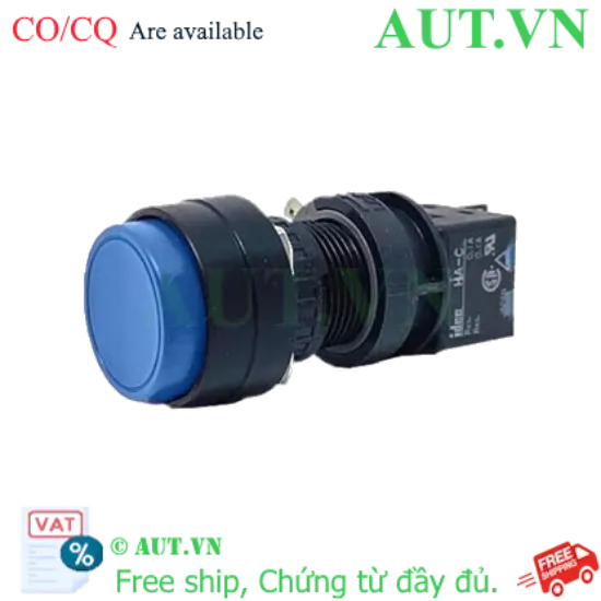 Ảnh của Nút nhấn giữ không đèn IDEC HA1B-A2C6S D16 2NO+2NC (Xanh)