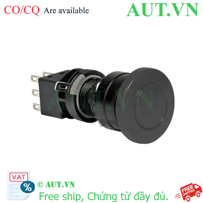 Ảnh của Nút nhấn giữ không đèn IDEC HA1B-A3C1VB D16 1NO+1NC (Đen)