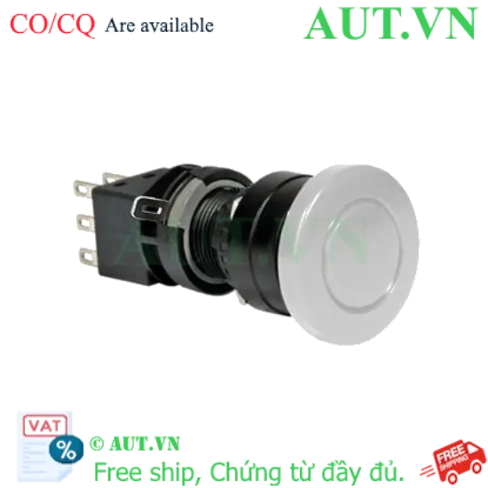 Ảnh của Nút nhấn giữ không đèn IDEC HA1B-A3C1VW D16 1NO+1NC (Trắng)