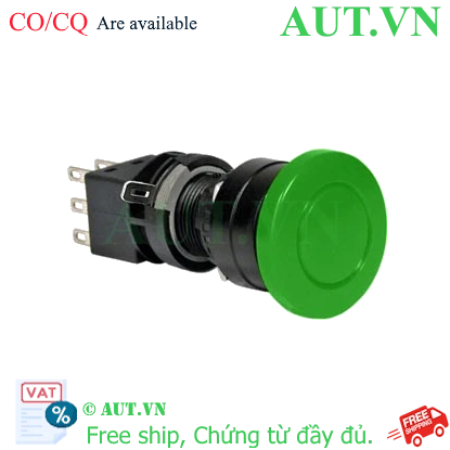 Ảnh của Nút nhấn giữ không đèn IDEC HA1B-A3C2VG D16 2NO+2NC (Xanh)