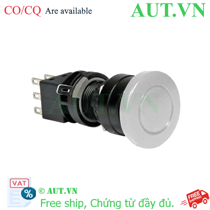 Ảnh của Nút nhấn giữ không đèn IDEC HA1B-A3C5W D16 1NO+1NC (Trắng)