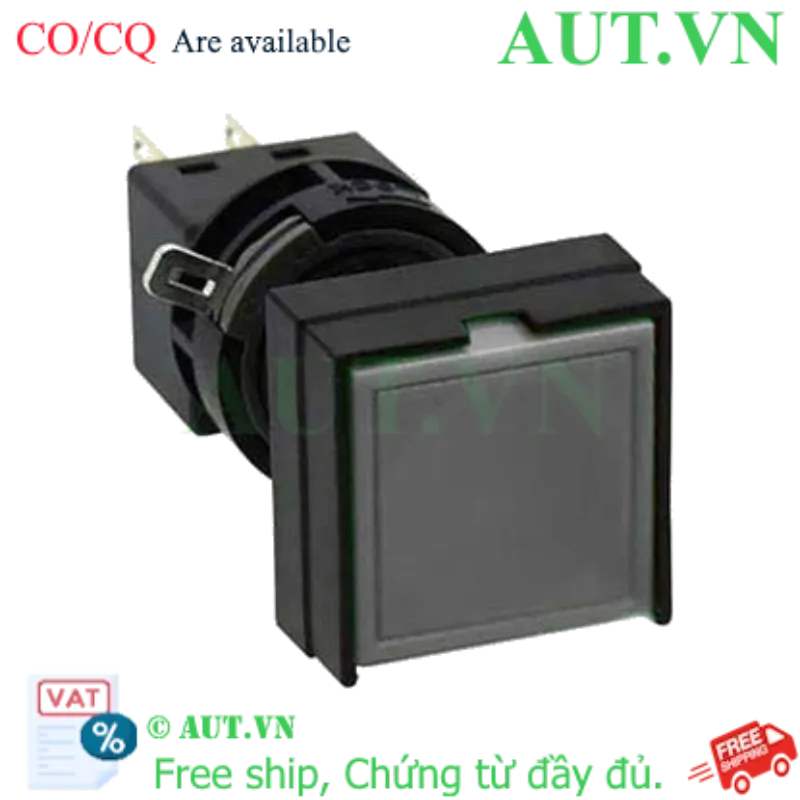 Ảnh của Nút nhấn giữ không đèn IDEC HA2B-A1C2B D16 2NO+2NC (Đen)