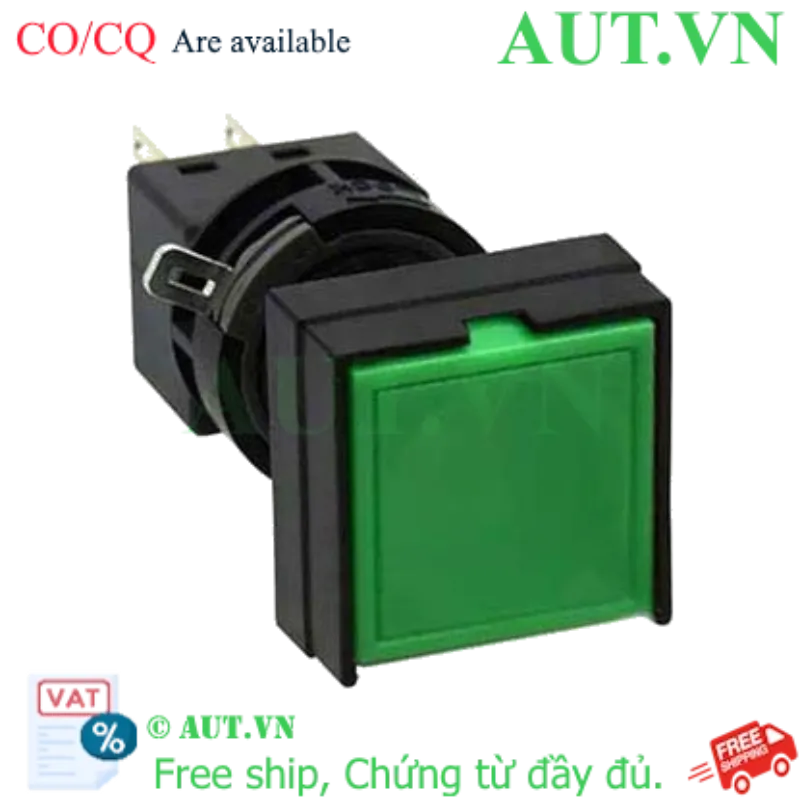 Ảnh của Nút nhấn giữ không đèn IDEC HA2B-A1C2LG D16 2NO+2NC (Xanh)
