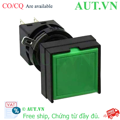 Ảnh của Nút nhấn giữ không đèn IDEC HA2B-A1C6G D16 2NO+2NC (Xanh)