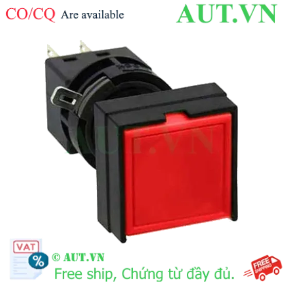 Ảnh của Nút nhấn giữ không đèn IDEC HA2B-A1C6LR D16 2NO+2NC (Đỏ)