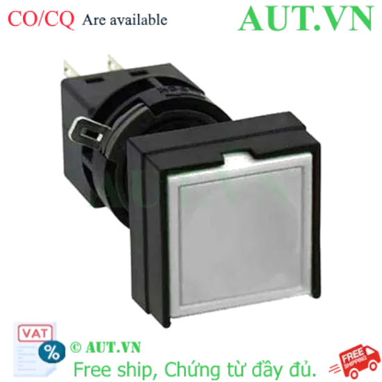 Ảnh của Nút nhấn giữ không đèn IDEC HA2B-A1C6LW D16 2NO+2NC (Trắng)
