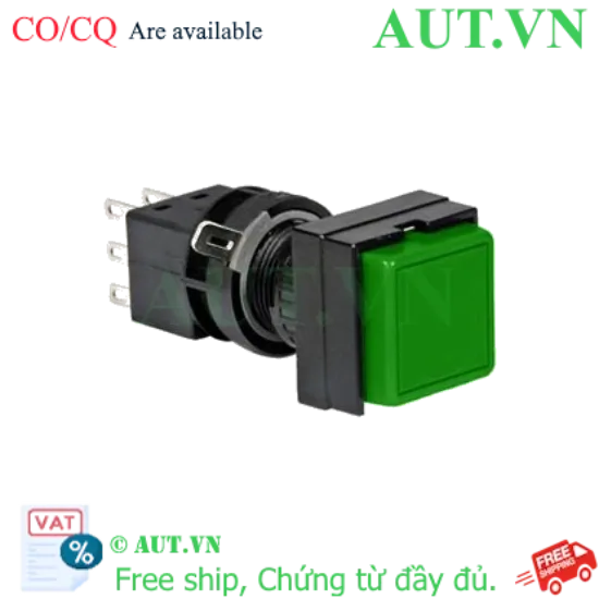 Ảnh của Nút nhấn giữ không đèn IDEC HA2B-A2C2G D16 2NO+2NC (Xanh)