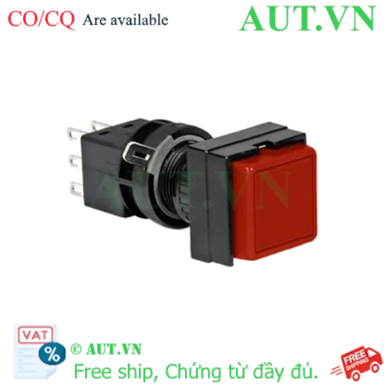Ảnh của Nút nhấn giữ không đèn IDEC HA2B-A2C2R D16 2NO+2NC (Đỏ)