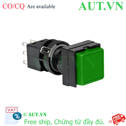Ảnh của Nút nhấn giữ không đèn IDEC HA2B-A2C5G D16 1NO+1NC (Xanh)