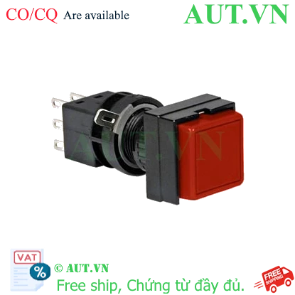 Ảnh của Nút nhấn giữ không đèn IDEC HA2B-A2C5R D16 1NO+1NC (Đỏ)