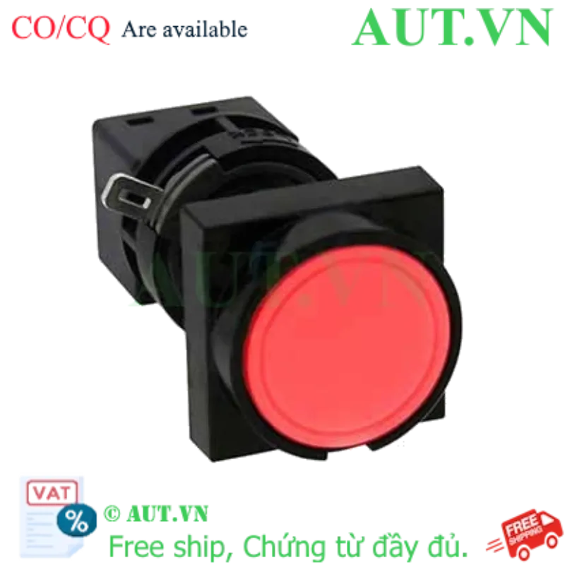 Ảnh của Nút nhấn giữ không đèn IDEC HA3B-A1C2VLR D16 2NO+2NC (Đỏ)