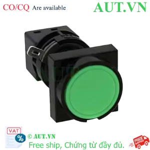Ảnh của Nút nhấn giữ không đèn IDEC HA3B-A1C5G D16 1NO+1NC (Xanh)