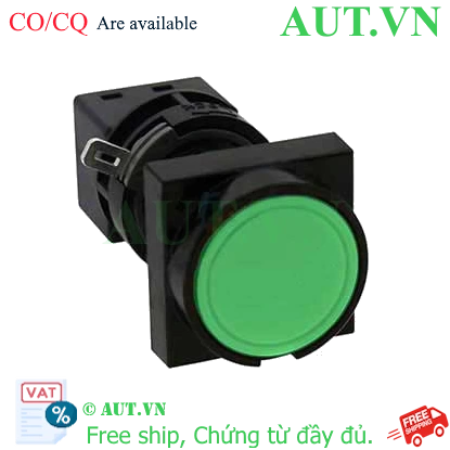 Ảnh của Nút nhấn giữ không đèn IDEC HA3B-A1C5LG D16 1NO+1NC (Xanh)