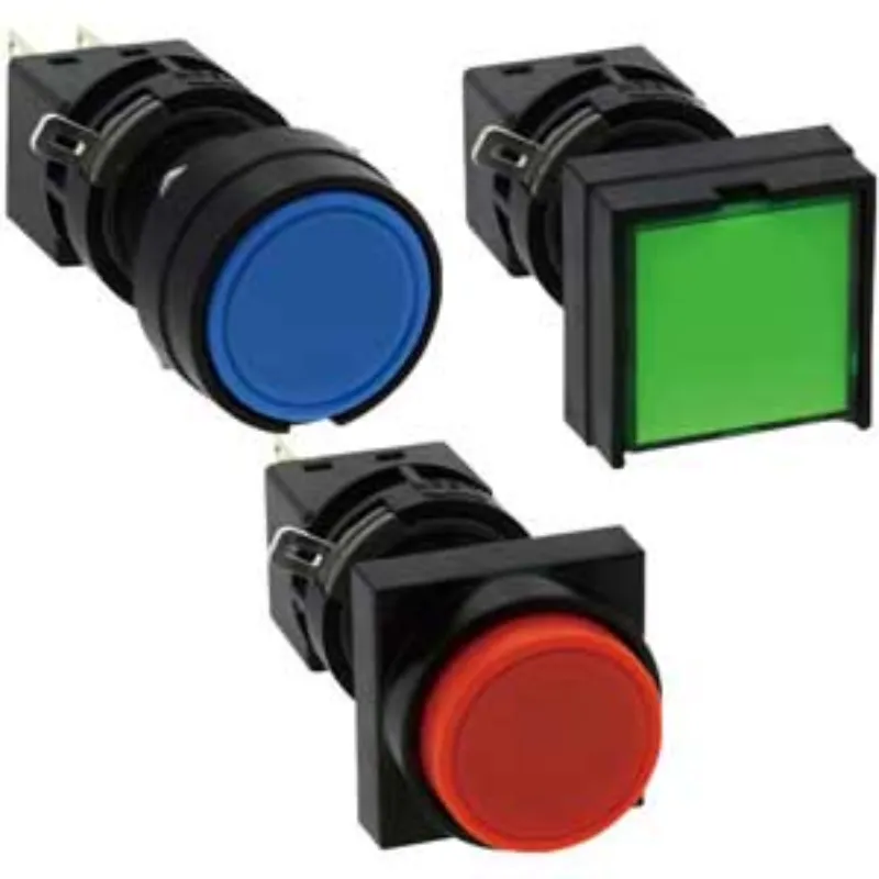 Ảnh của Nút nhấn giữ không đèn IDEC HA3B-A1C6LA D16 2NO+2NC (Hổ phách)
