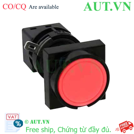 Ảnh của Nút nhấn giữ không đèn IDEC HA3B-A1C6R D16 2NO+2NC (Đỏ)