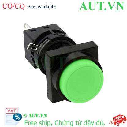 Ảnh của Nút nhấn giữ không đèn IDEC HA3B-A2C1G D16 1NO+1NC (Xanh)