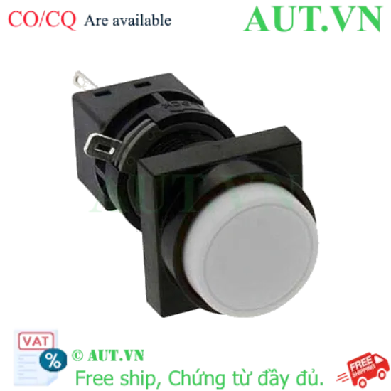 Ảnh của Nút nhấn giữ không đèn IDEC HA3B-A2C1W D16 1NO+1NC (Trắng)