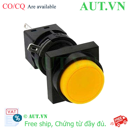 Ảnh của Nút nhấn giữ không đèn IDEC HA3B-A2C1Y D16 1NO+1NC (Vàng)