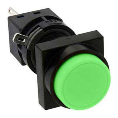 Ảnh của Nút nhấn giữ không đèn IDEC HA3B-A2C2G D16 2NO+2NC (Xanh)