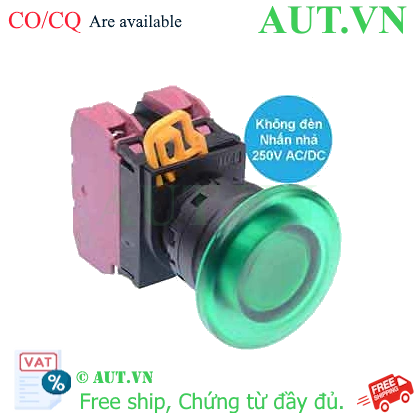 Ảnh của Nút nhấn nhả IDEC YW1L-M4E02Q0G D22 2NC (Xanh)