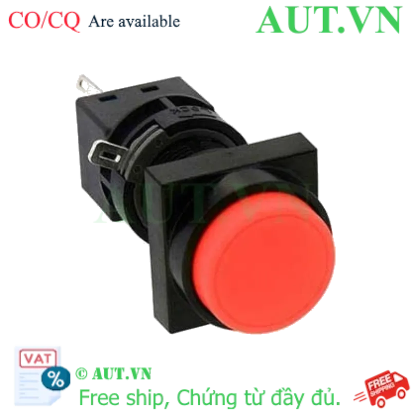 Ảnh của Nút nhấn giữ không đèn IDEC HA3B-A2C2VR D16 2NO+2NC (Đỏ)