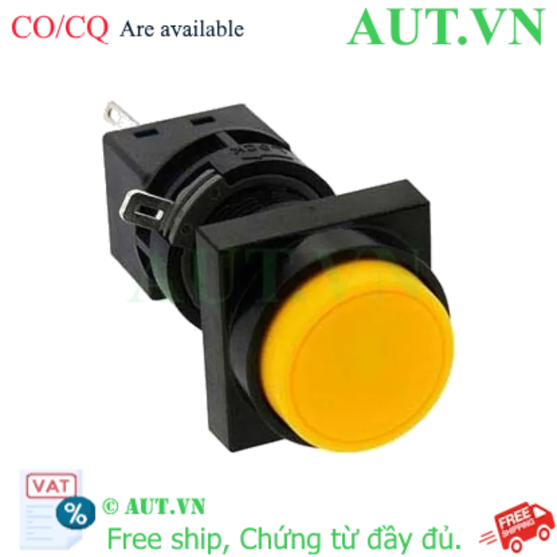 Ảnh của Nút nhấn giữ không đèn IDEC HA3B-A2C2VY D16 2NO+2NC (Vàng)