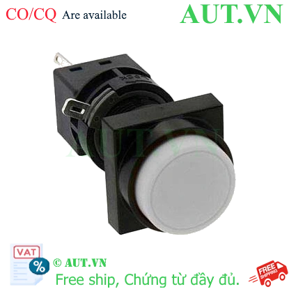 Ảnh của Nút nhấn giữ không đèn IDEC HA3B-A2C5W D16 1NO+1NC (Trắng)