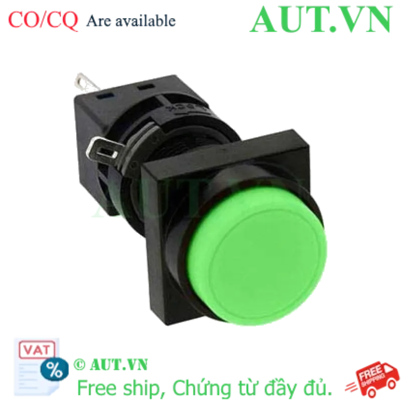 Ảnh của Nút nhấn giữ không đèn IDEC HA3B-A2C6G D16 2NO+2NC (Xanh)