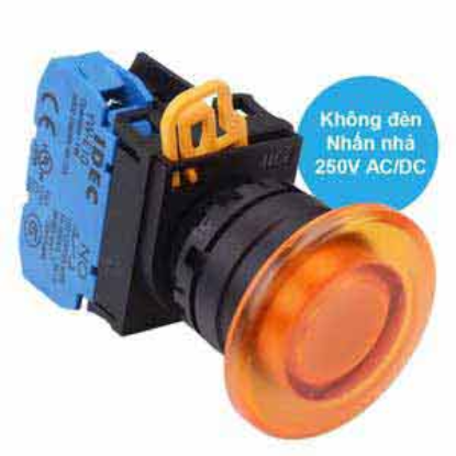 Ảnh của Nút nhấn nhả IDEC YW1L-M4E10Q0A D22 1NO (Hổ phách)