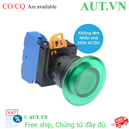 Ảnh của Nút nhấn nhả IDEC YW1L-M4E10Q0G D22 1NO (Xanh)