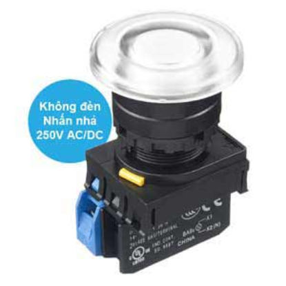 Ảnh của Nút nhấn nhả IDEC YW1L-M4E10Q0W D22 1NO (Trắng)