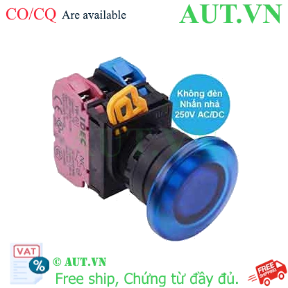 Ảnh của Nút nhấn nhả IDEC YW1L-M4E11Q0S D22 1NO+1NC (Xanh)