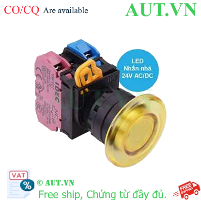 Ảnh của Nút nhấn công tắc có LED YW1L-M4E11Q4Y IDEC, tốt