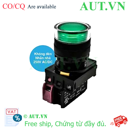 Ảnh của Nút nhấn nhả IDEC YW1L-MF2E01Q0G D22 1NC (Xanh)