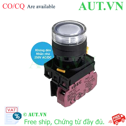 Ảnh của Nút nhấn nhả IDEC YW1L-MF2E01Q0W D22 1NC (Trắng)