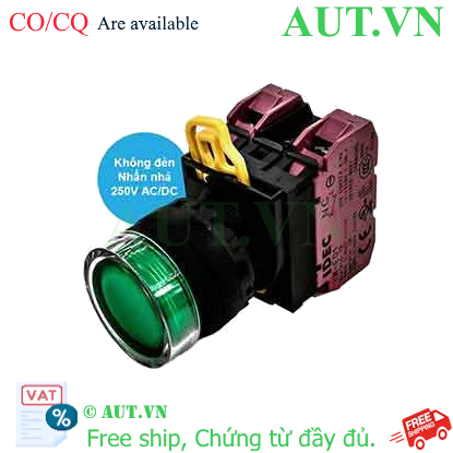 Ảnh của Nút nhấn nhả IDEC YW1L-MF2E02Q0G D22 2NC (Xanh)