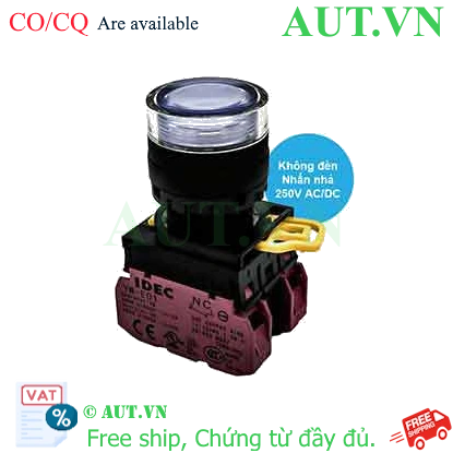 Ảnh của Nút nhấn nhả IDEC YW1L-MF2E02Q0W D22 2NC (Trắng)