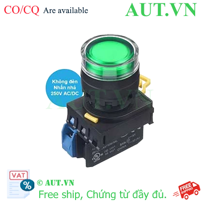 Ảnh của Nút nhấn nhả IDEC YW1L-MF2E10Q0G D22 1NO (Xanh)